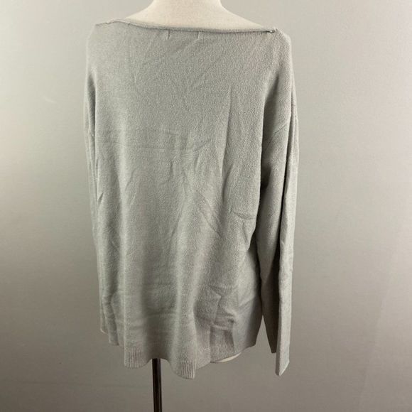 NWT WIT & WISDOM Grey Crew Neck‎ Star Sweater (XL) - Picture 6 of 9
